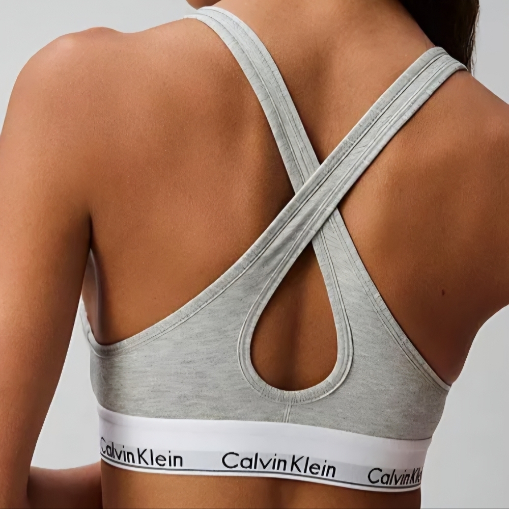 CALVIN KLEIN🩶Modern Cotton Lift Padded Bealette SIZE L - Picture 4 of 8